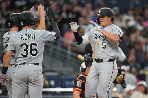 Murakami hits majors-leading 13th homer, White Sox beat Padres 8-2 for 4th straight win