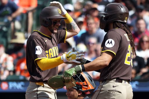 Padres homer 5 times, including twice in the first, in a 9-3 victory over the Orioles