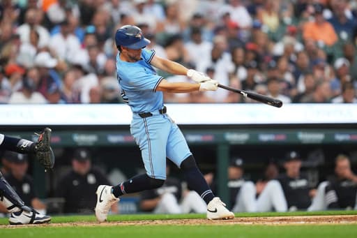 Surging Blue Jays beat slumping Tigers in a matchup of 1st-place teams going in opposite directions