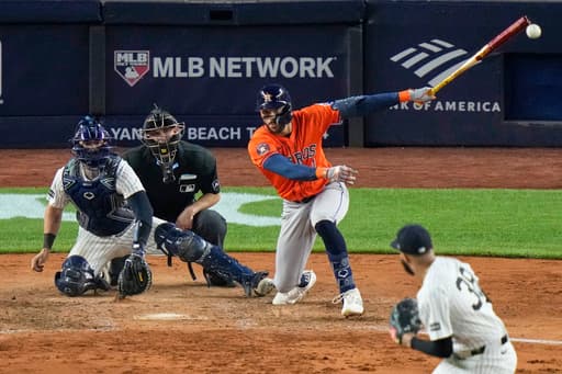 Correa’s 10th-inning single lifts Astros past Yankees