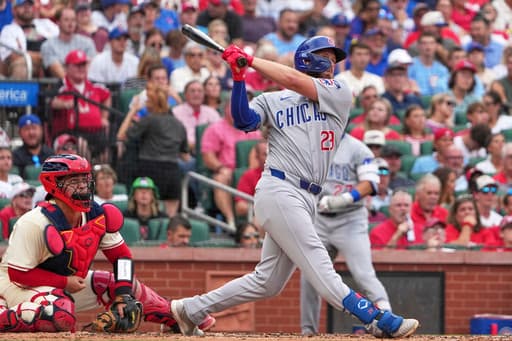 Busch hits a 3-run homer, Shaw adds a solo shot as the Cubs rout the Cardinals 9-1