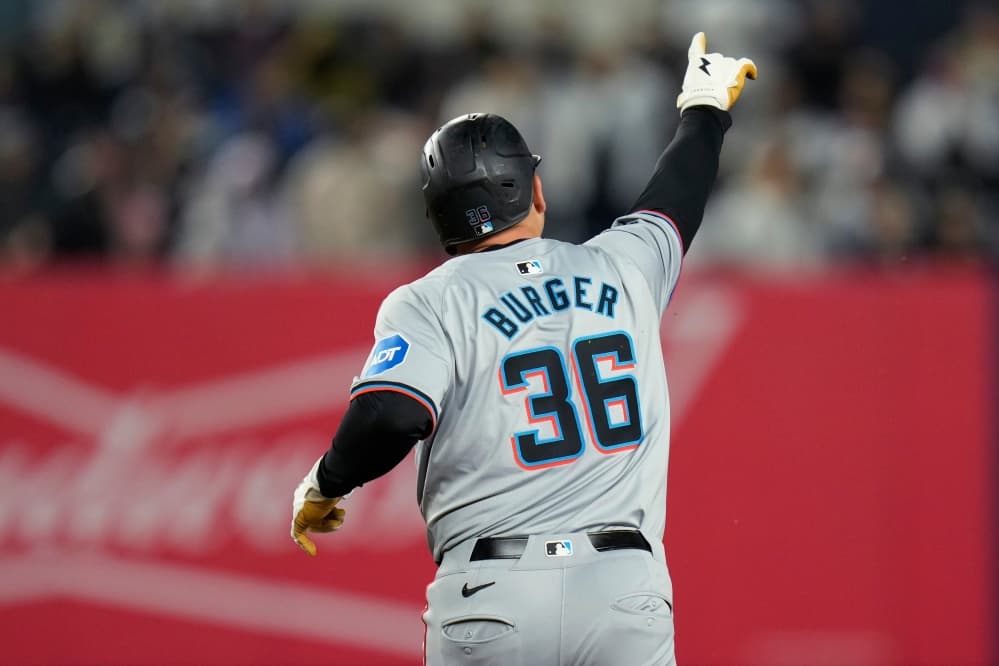 Smash Burger: 5 years after nearly quitting baseball, Jake Burger becomes Miami Marlins slugger