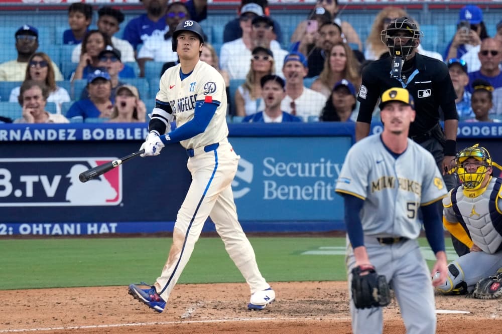 Ohtani breaks out of batting slump, accomplishes rare feat in Dodgers’ 5-3 victory over Brewers