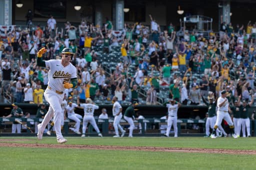 Brent Rooker caps huge game with walk-off homer in 10th to give A’s a 12-10 win over Astros