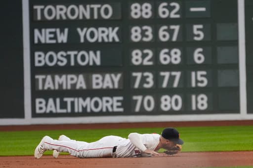 Red Sox lose to Athletics, tighten AL playoff race