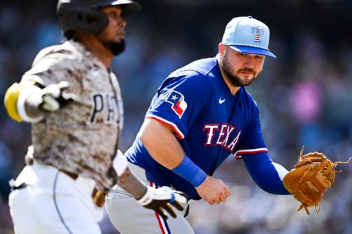 Rangers 1B Jake Burger goes on the injured list for 2nd time this season