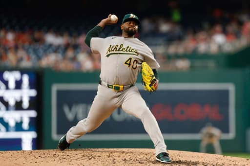 A’s place right-hander Luis Severino on 15-day injured list with oblique strain