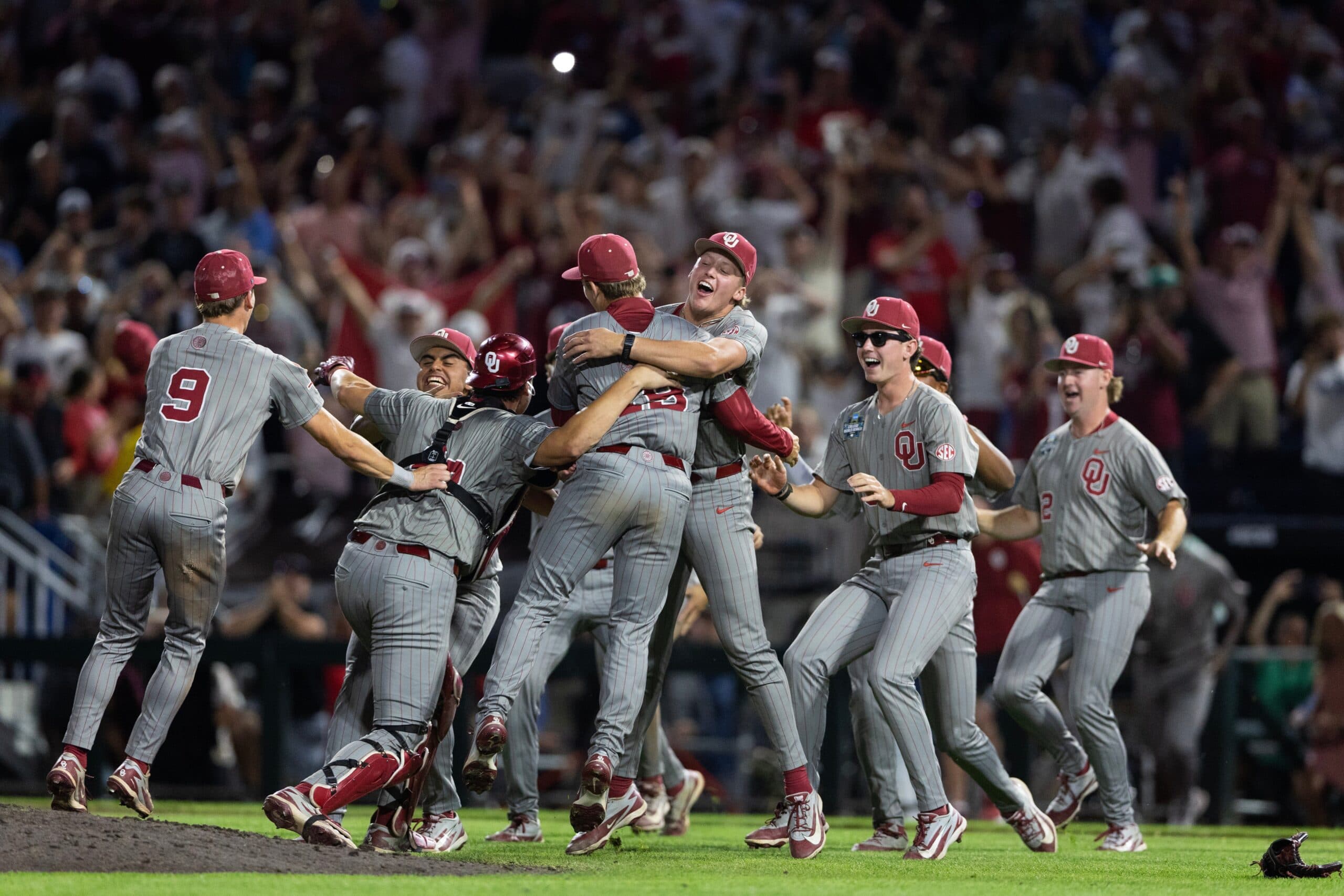 Men’s College World Series: Oklahoma Beats UNC 13-2 in Game 3, Claims Third Title In Program History After Magical Run