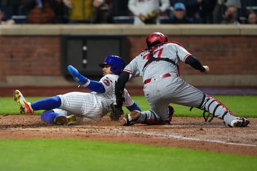New York Mets shortstop Francisco Lindor exits game with left calf tightness