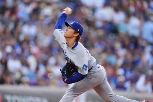 Yamamoto throws 5 sharp innings before rain delay, Muncy hits grand slam as Dodgers beat Rockies 8-1