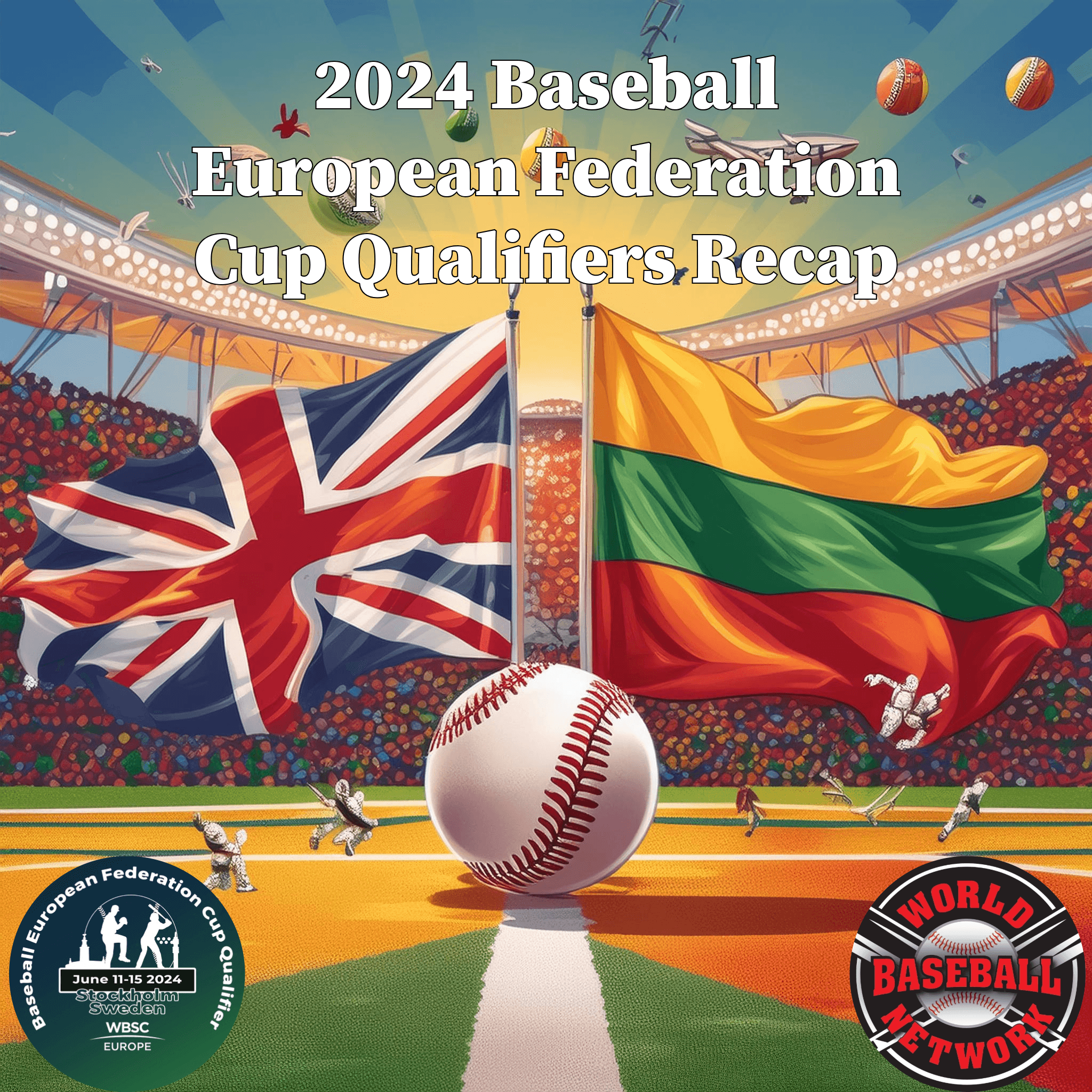 Baseball European Federation Cup Qualifiers Sweden Day 2 Recap