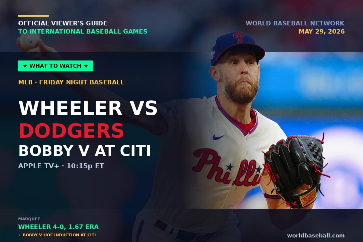 What to Watch Tonight: Wheeler at Dodger Stadium, Bobby V at Citi Field, and Tonight’s Best Baseball (May 29)