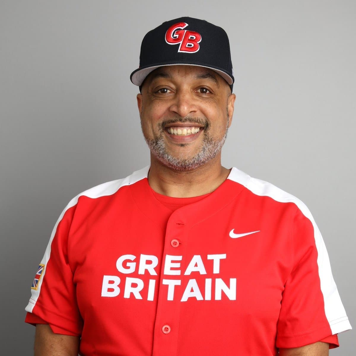 Drew Spencer during his tenure as Great Britain baseball manager before the 2023 World Baseball Classic
