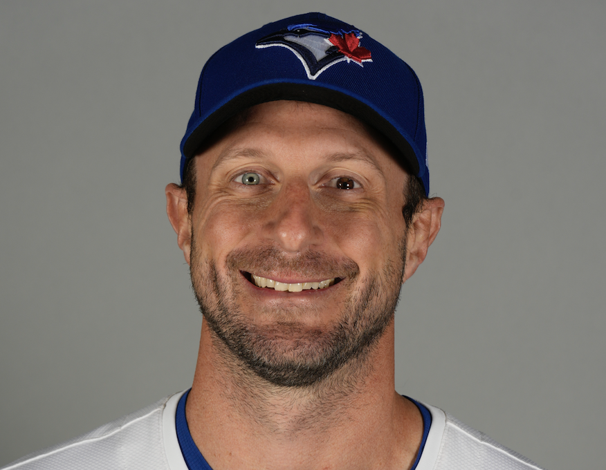 Scherzer allows 2 HRs, leaves Blue Jays debut after 3 innings because of  right lat soreness