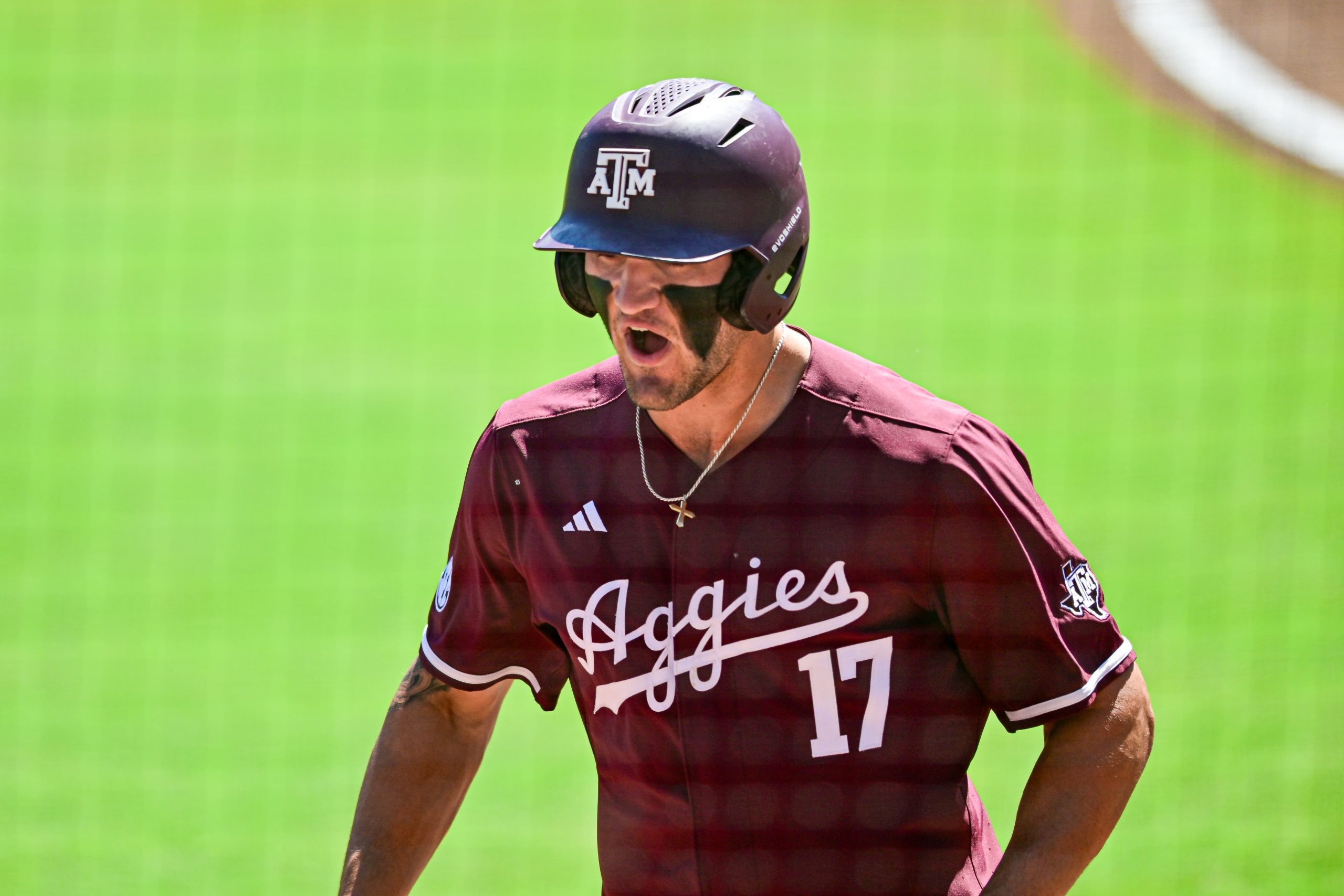 Jace LaViolette hits grand slam for Texas AM in SEC Tournament Shut Out
