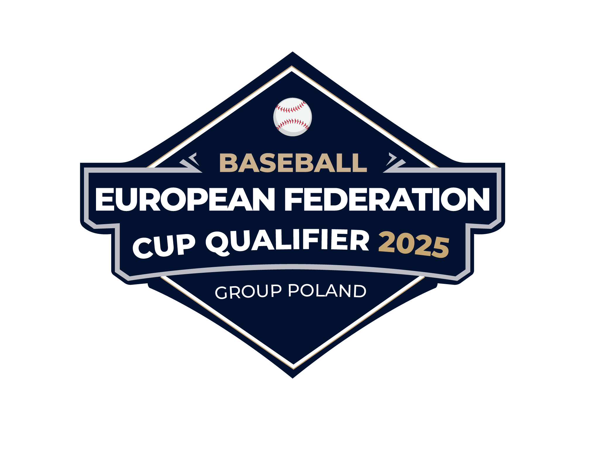 Baseball European Federation Cup Qualifier 2025 Group Poland WBSC Europe Logo