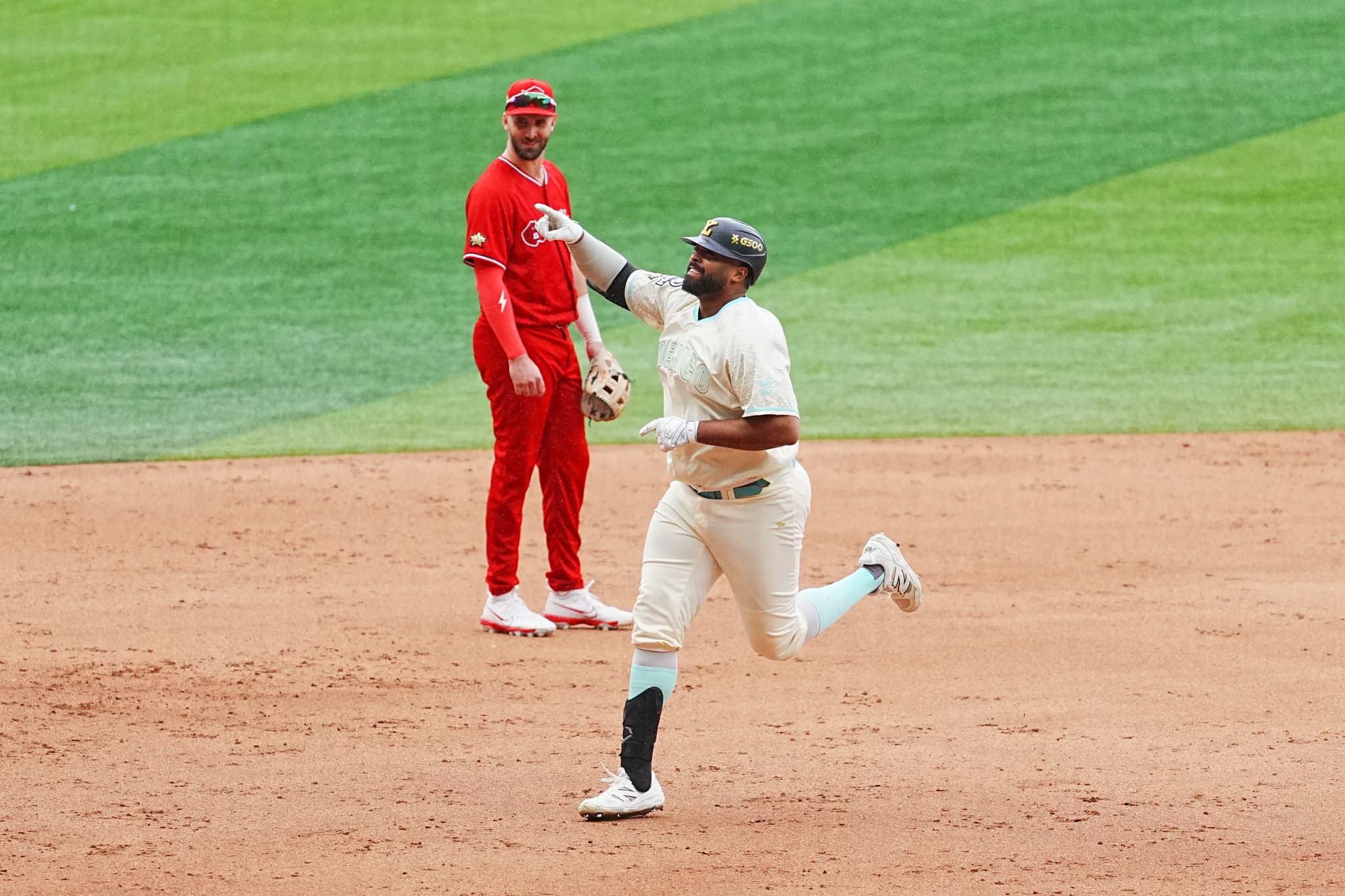 Art Charles at the 2025 Liga Mexicana de Beisbol All-Star Game Mexico National Team vs. LMB All-Stars