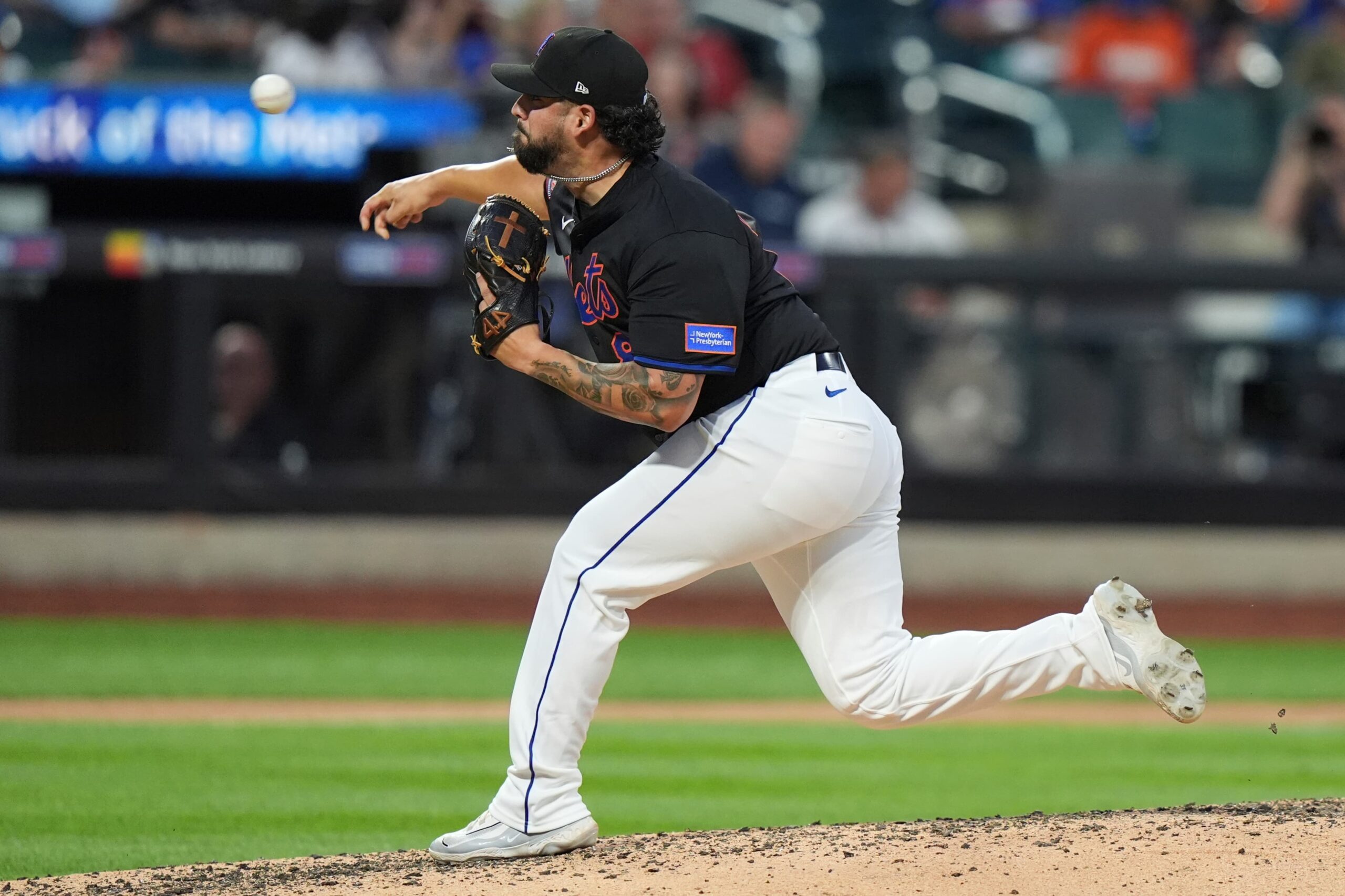 Title Reds Mets Baseball Image ID 25200022065855 Article New York Mets' Alex Carrillo pitches during the fifth inning of a baseball game against the Cincinnati Reds Friday, July 18, 2025, in New York. (AP PhotoFrank Franklin II)