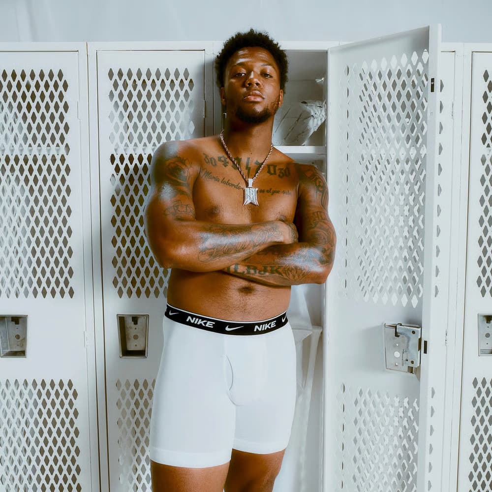 Ronald Acuna Jr in Spring 2025 the first MLB player to lead a global Nike underwear campaign. Acuña didn’t just endorse the brand