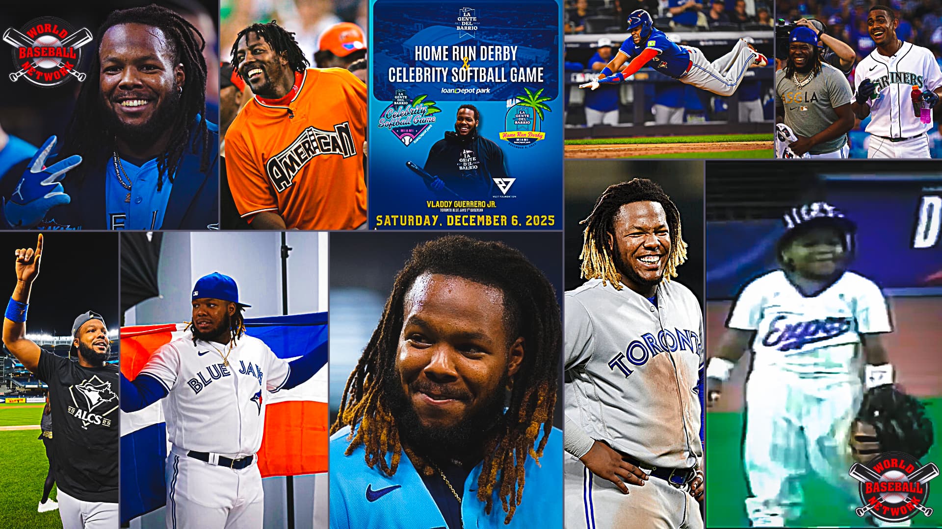 From Montreal to Miami Vladimir Guerrero Jr.’s Story Comes Full Circle at La Gente del Barrio Celebrity Softball Game