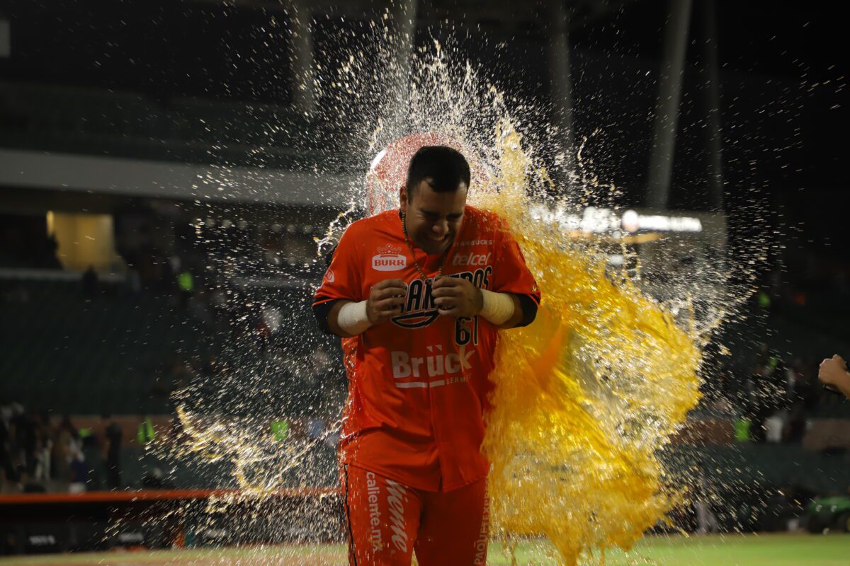 Reivaj Garcia Orange Gatorade Naranjeros - World Baseball Network