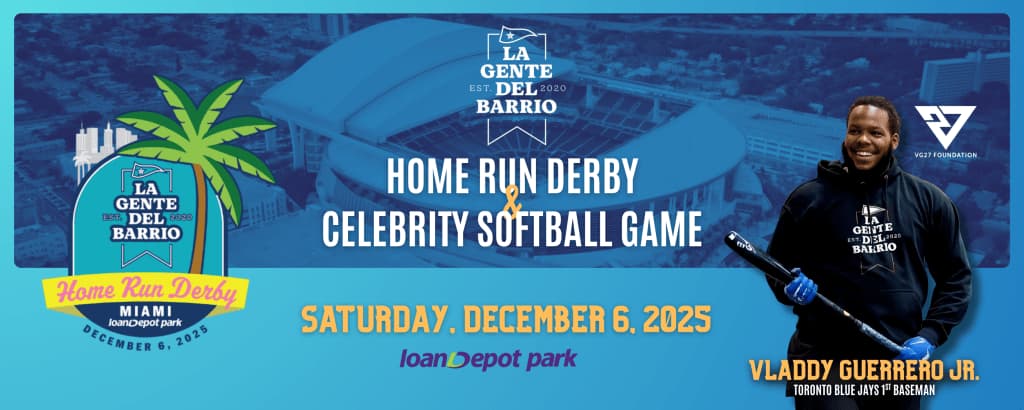 Vladimir Guerrero Jr. To Headline La Gente Del Barrio Celebrity Softball Game and Home Run Derby With Teoscar Hernández, Gleyber Torres, and Junior Caminero