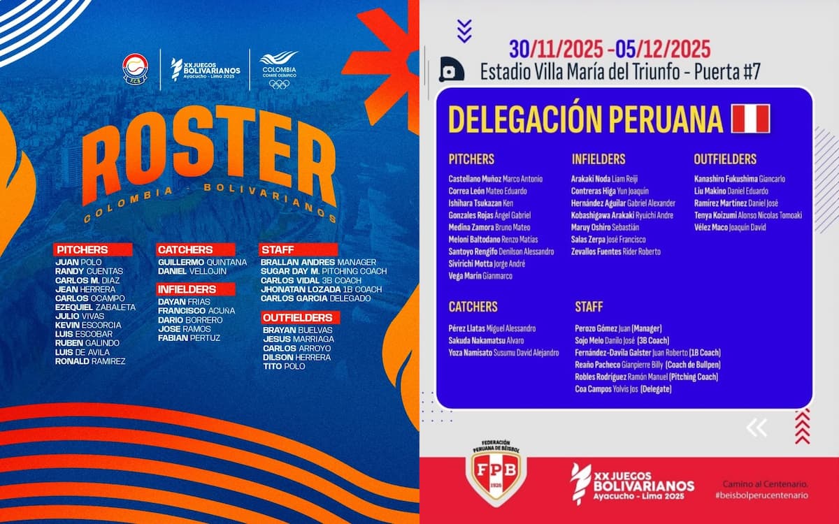 XX Bolivarian Games Baseball Tournament Set for Nov. 30–Dec. 5 in Lima