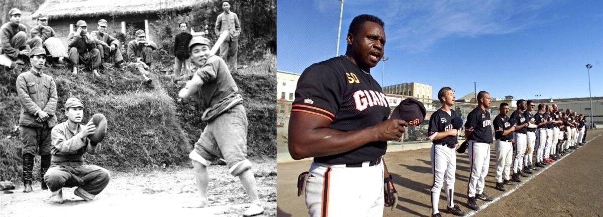 Prison baseball has been documented globally for more than a century, including in wartime camps and long-running inmate leagues. (AP Photos)