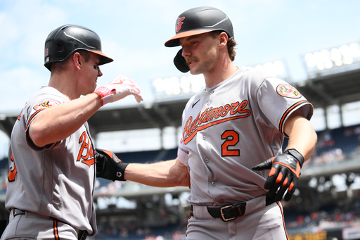 Gunnar Henderson hits 10th HR for 1st of 4 hits in Orioles’ 7-3 win over Nationals