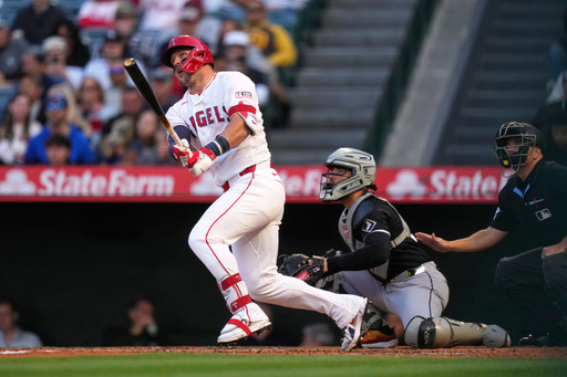 Trout homers and Zeferzahn escapes a jam in the 9th as the Angels beat the White Sox 4-3