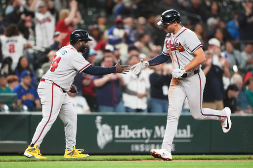 Matt Olson hits go-ahead homer in the ninth for Braves to outlast Mariners 3-2