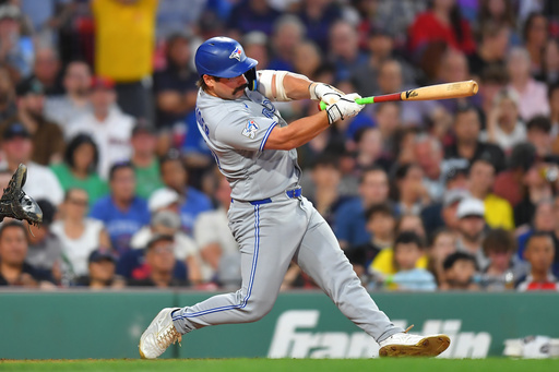 Blue Jays back Cease with 3 homers in 6-1 victory over Red Sox at Fenway